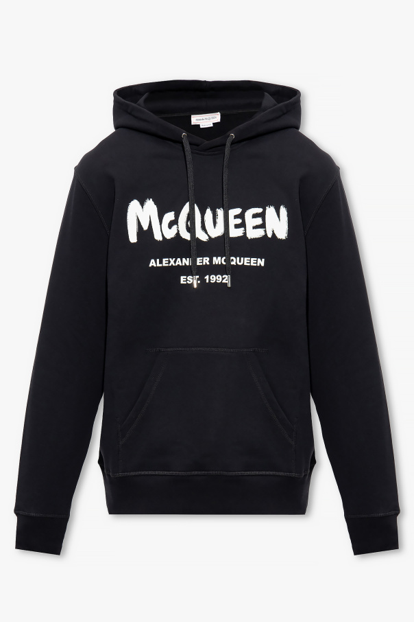 Alexander McQueen Logoprinted hoodie Men's Clothing Vitkac